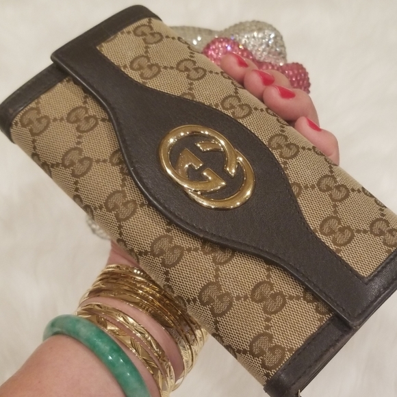 Gucci Monogram Canvas GG Wallet - Picture 8 of 8